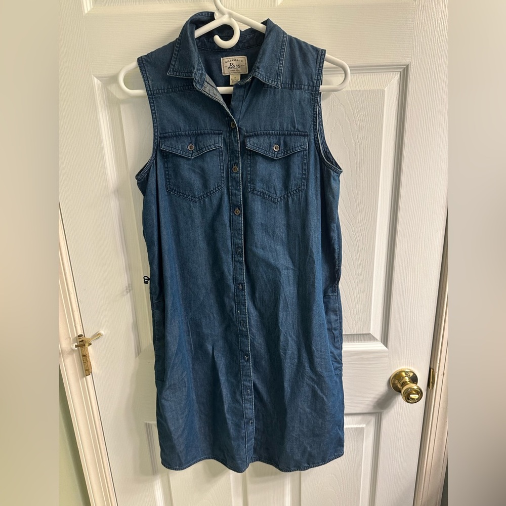 Denim Button Down Dress